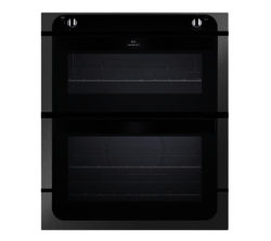 New World NW701G Gas Built-under Oven - Black & Stainless Steel